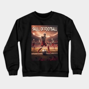Skull of Football Crewneck Sweatshirt